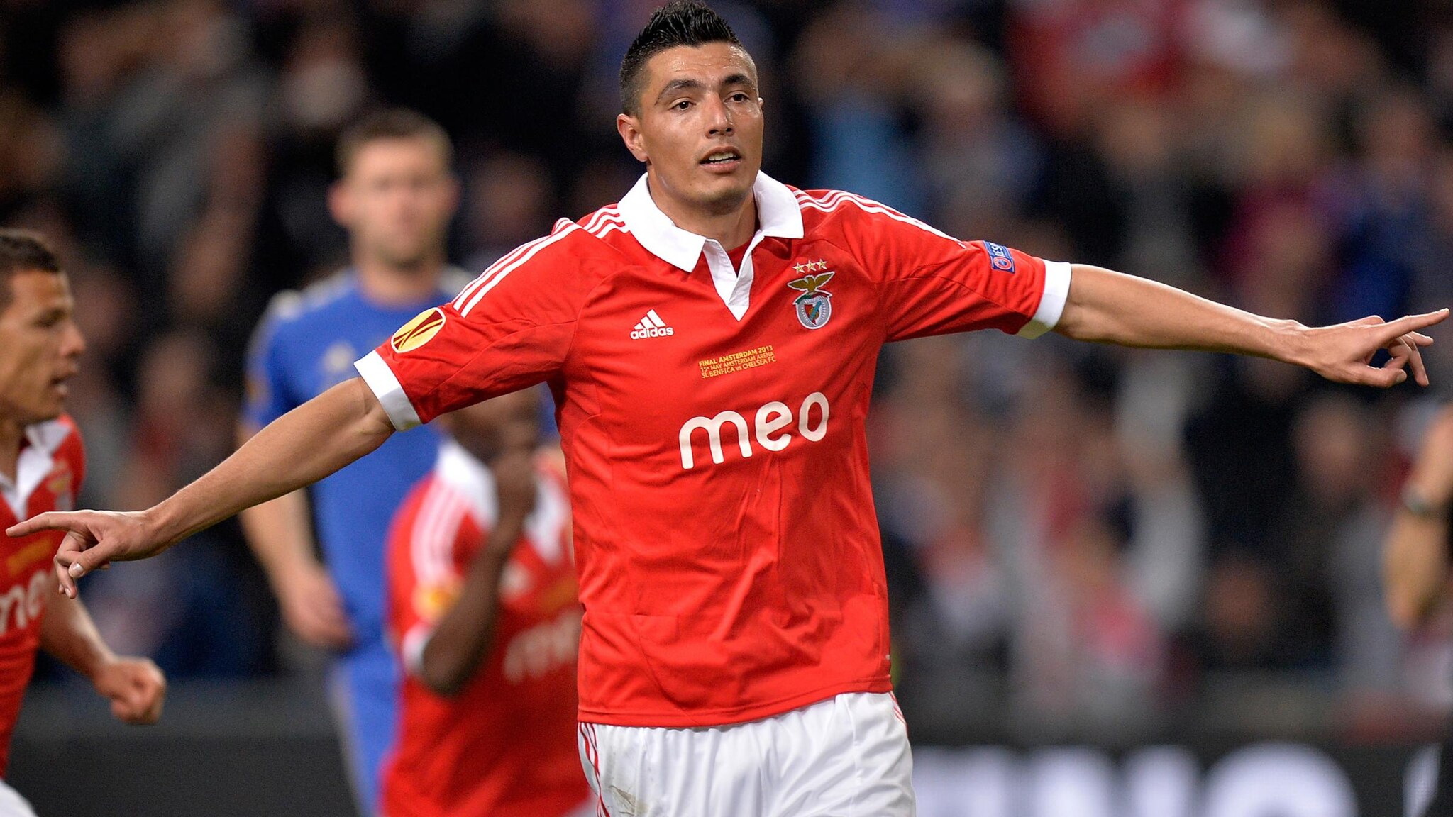 oscar cardozo esulta