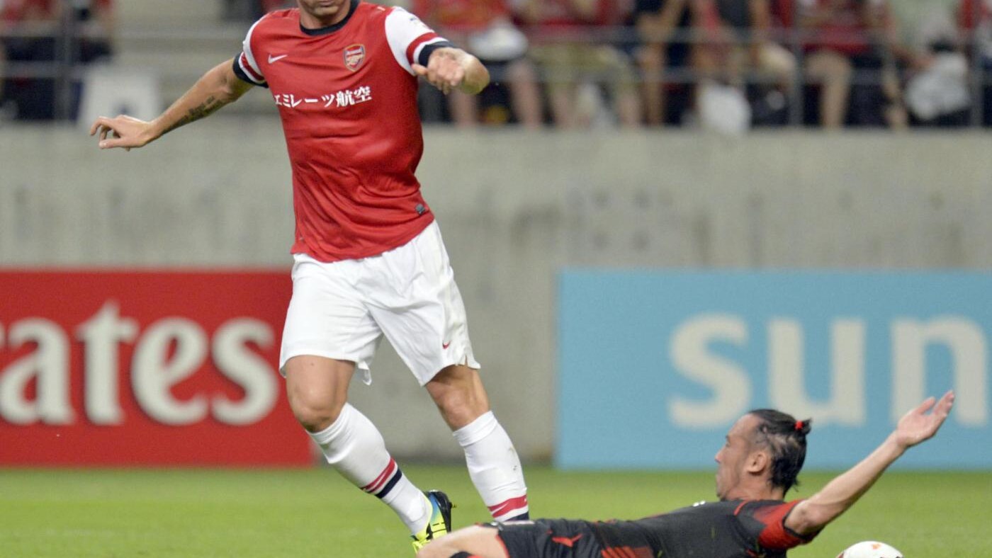 l'attaccante dell'arsenal nel mirino del napoli