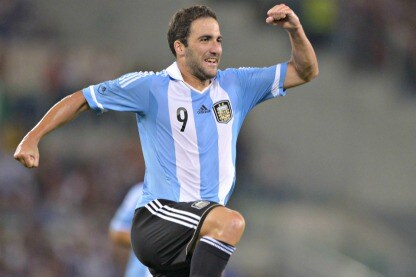 gonzalo higuain del napoli