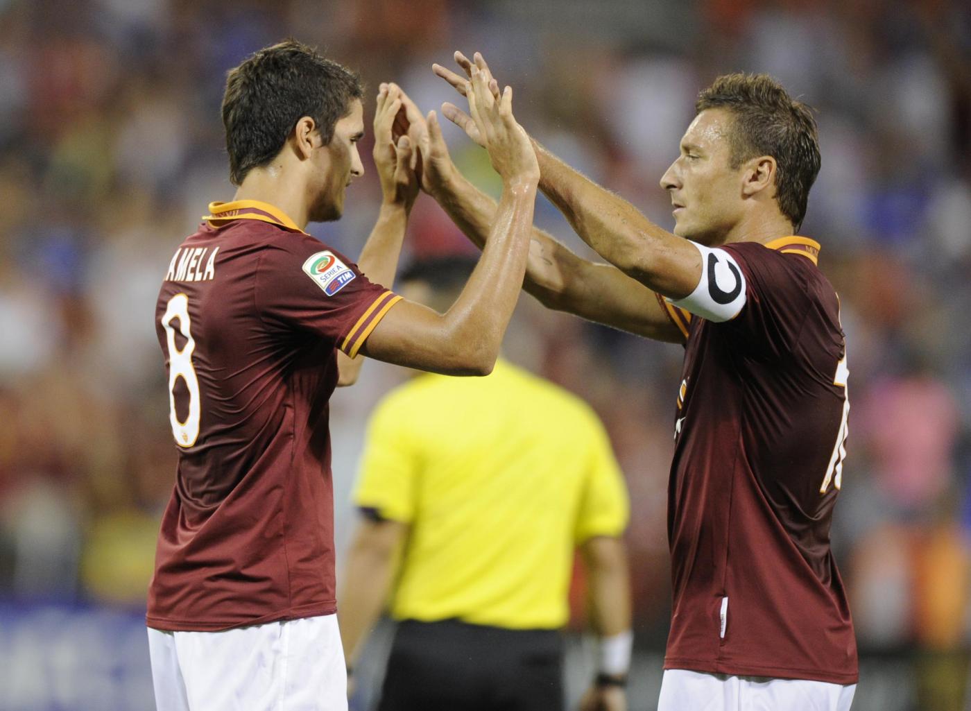 lamela totti contro paulinho dionisi