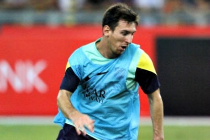 messi allenamento