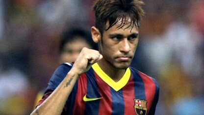 l'attaccante brasiliano del barcellona