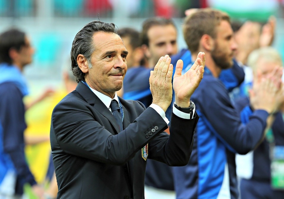 cesare prandelli in campo