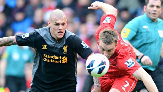 martin skrtel difensore del liverpool