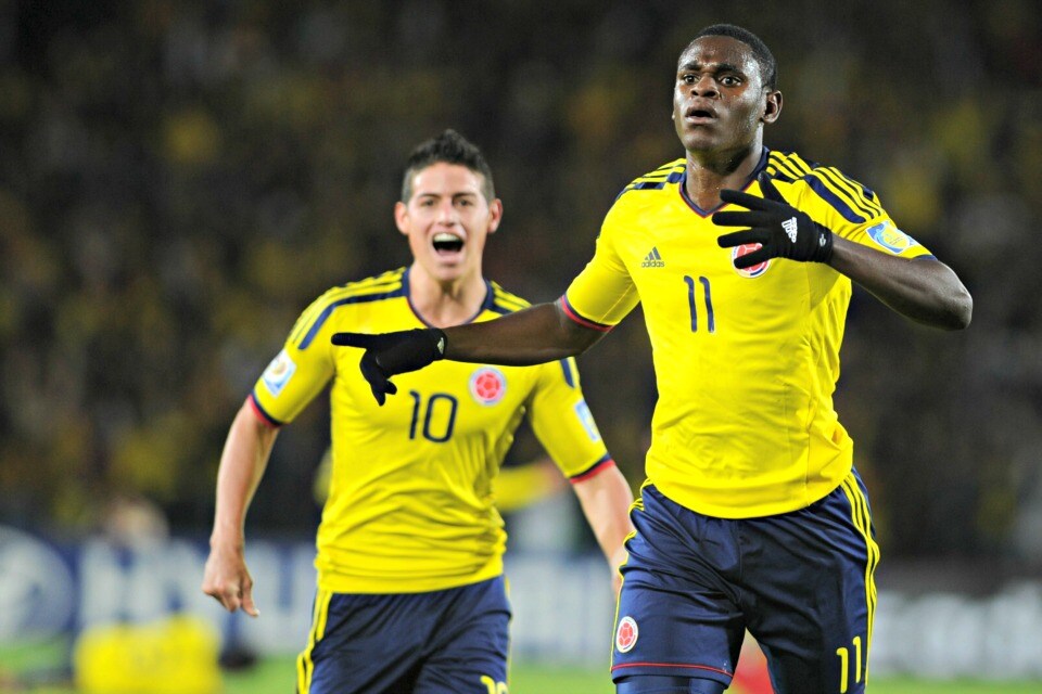 l'attaccante colombiano