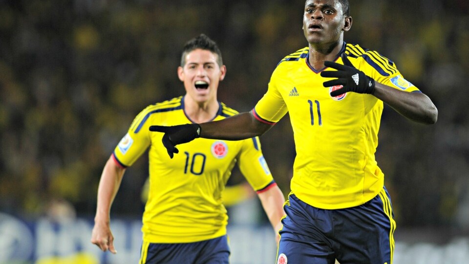 l'attaccante colombiano