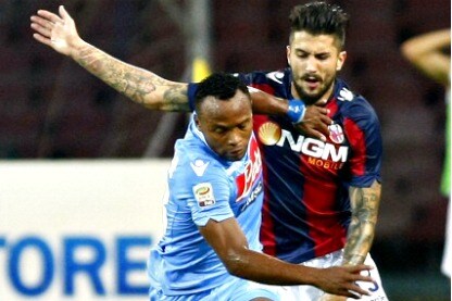 zuniga in azione col bologna