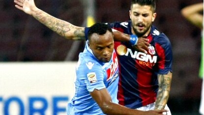 zuniga in azione col bologna