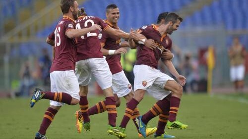 Roma-Verona festa grande anche per Pjanic autore del 2-0