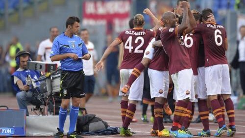 Roma-Verona, festa grande per il debutto casalingo della Roma di Garcia