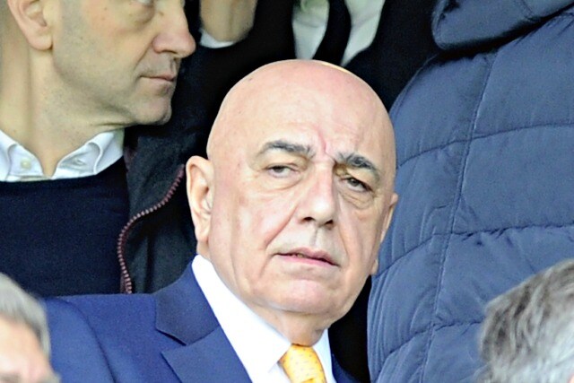 adriano galliani in tribuna