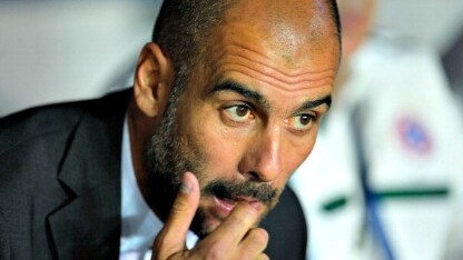 pep guardiola in panchina