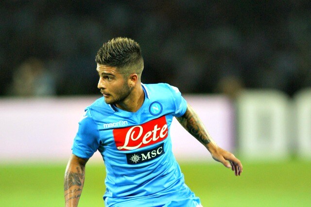 lorenzo insigne durante un match