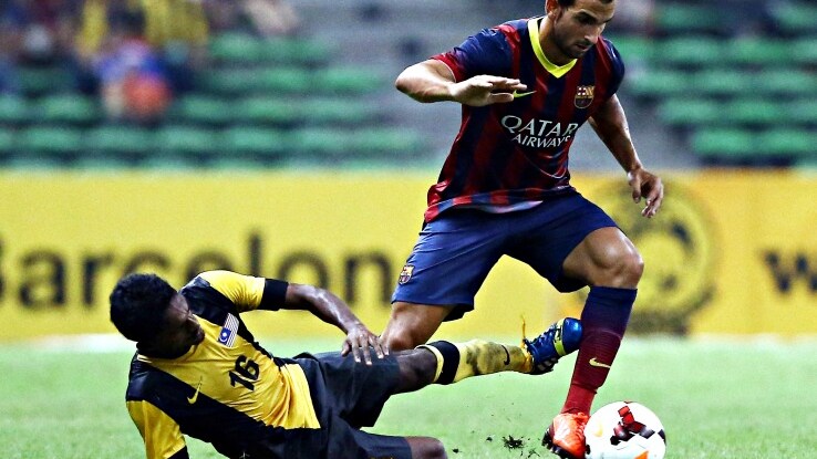 il difensore del Barcellona