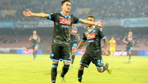 napoli gol Callejon Napoli Atalanta