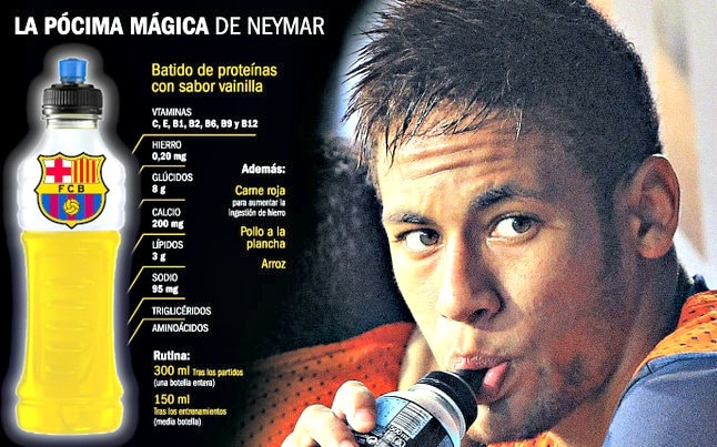 neymar beve