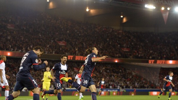 Ibra in gol psg-monaco
