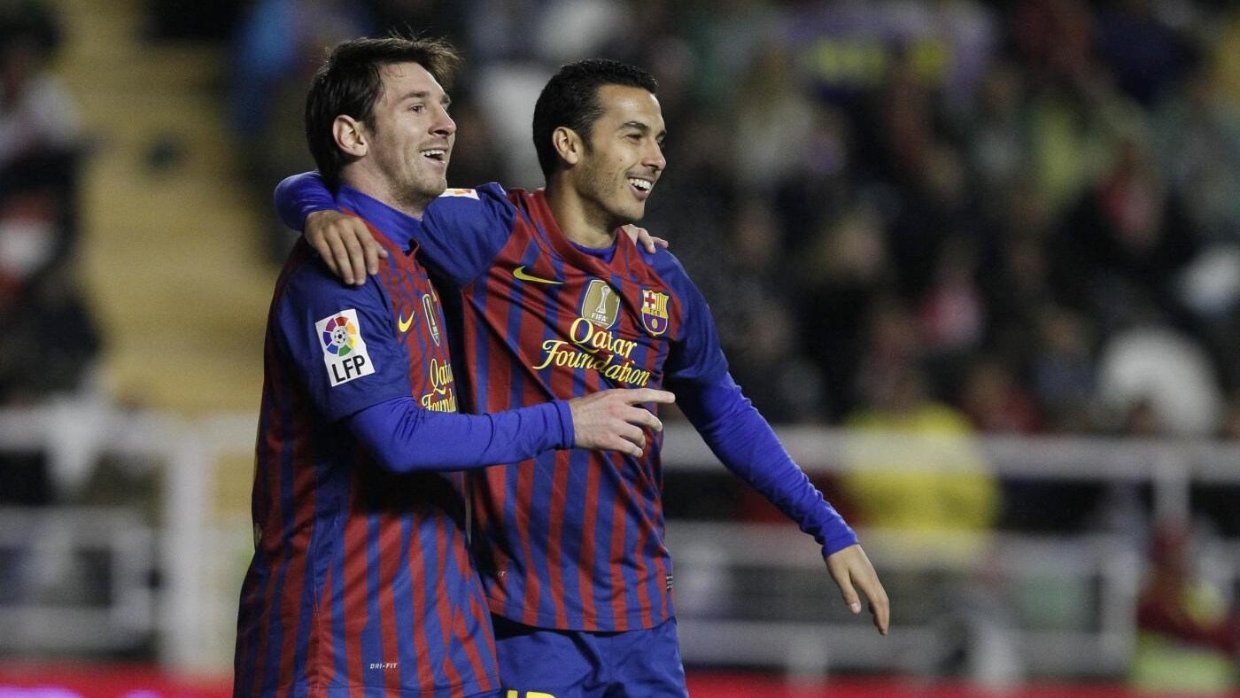 Rayo Vallecano-Barcellona 0-4, tripletta per Pedro e gol di Fabregas