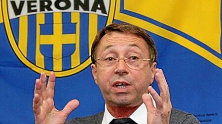 l'ex presidente del verona