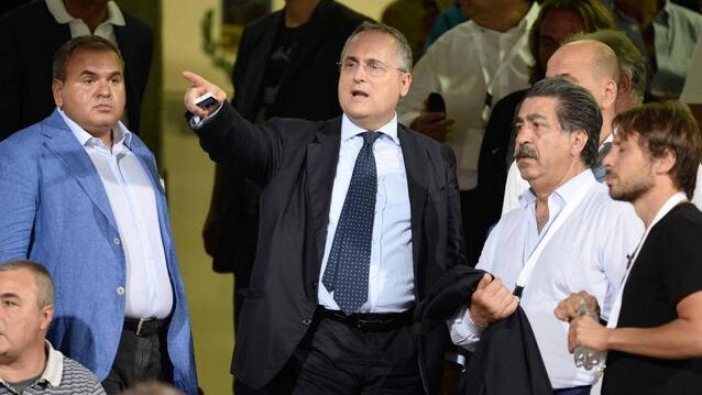 il patron della Lazio