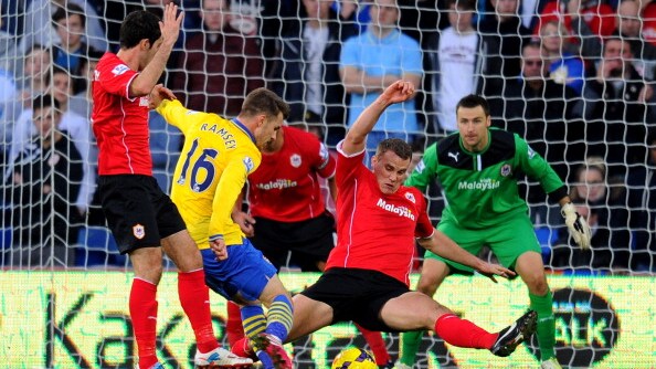 Premier League 2013/2014, 13/a giornata: Cardiff-Arsenal 0-3