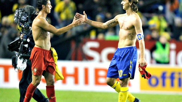 cristano ronaldo e ibrahimovic
