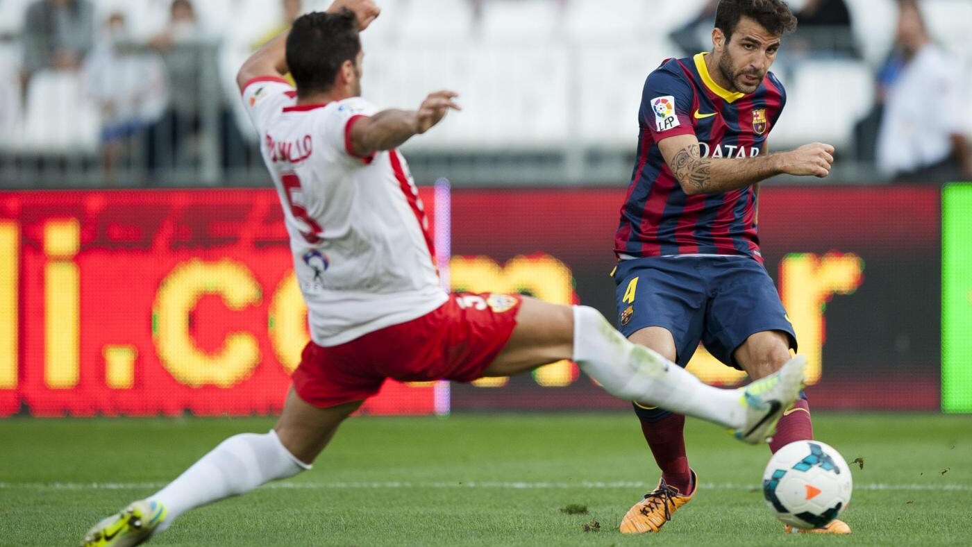 Barcellona, infortunio per Fabregas