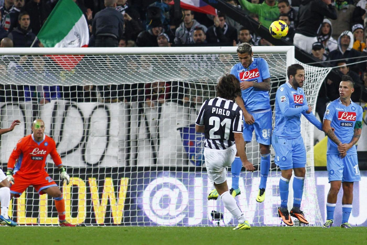 Juventus-Napoli 3-0, Pirlo: "Le sconfitte ci sono servite, contento per il gol"