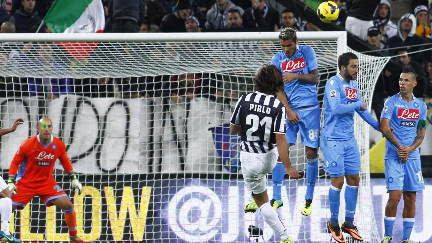 Juventus-Napoli 3-0, Pirlo: "Le sconfitte ci sono servite, contento per il gol"