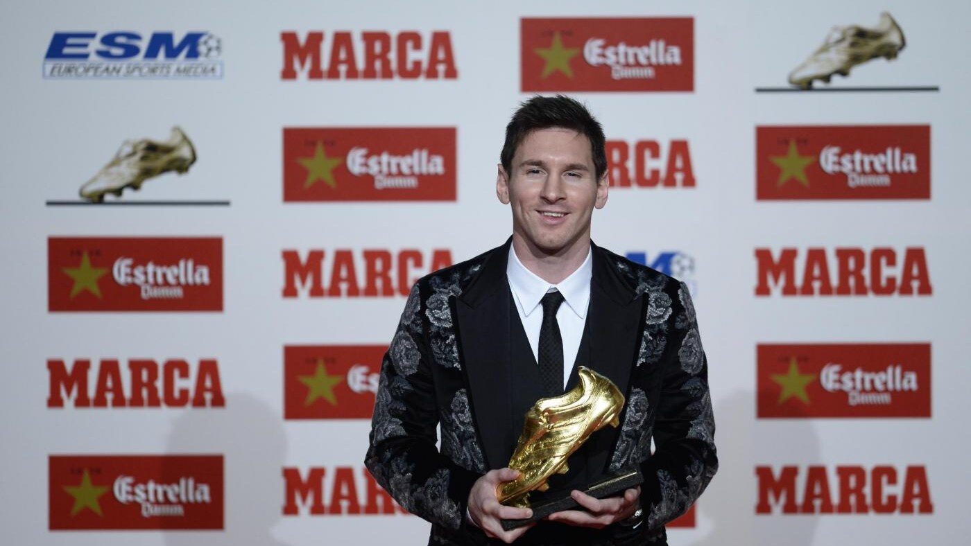 messi scarpa d'oro 2013