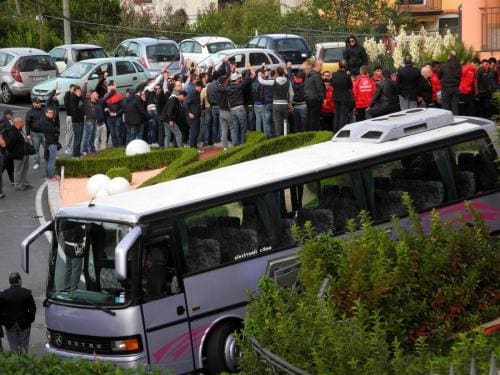 tifosi nocerina protestano