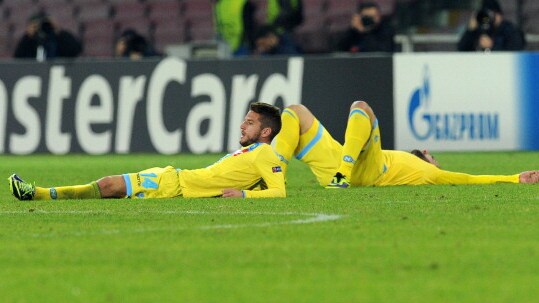 Napoli ko in champions