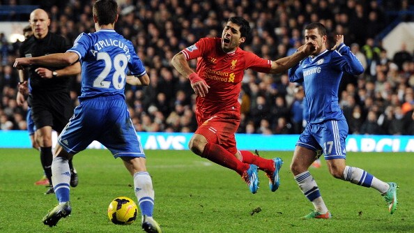 suarez in chelsea liverpool