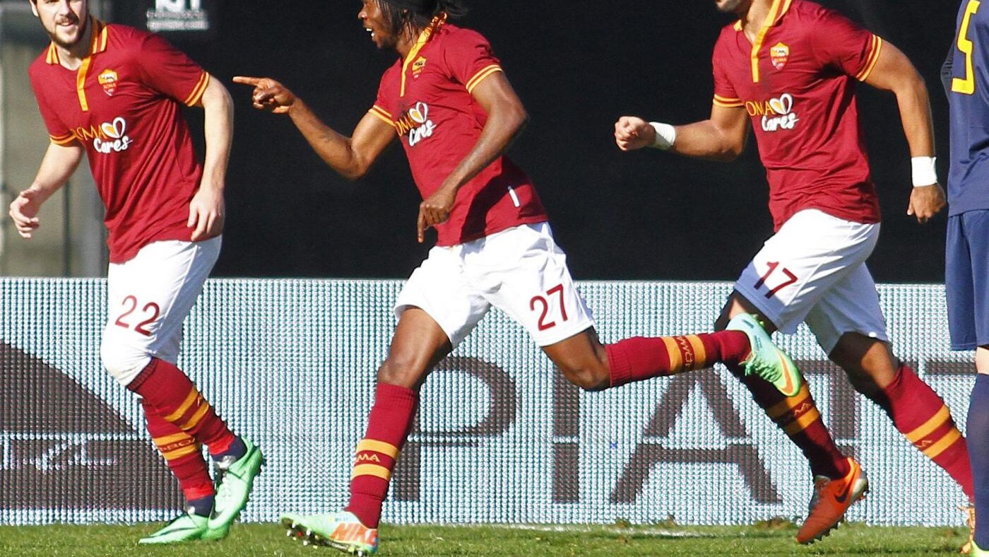 esultanza di gervinho a verona