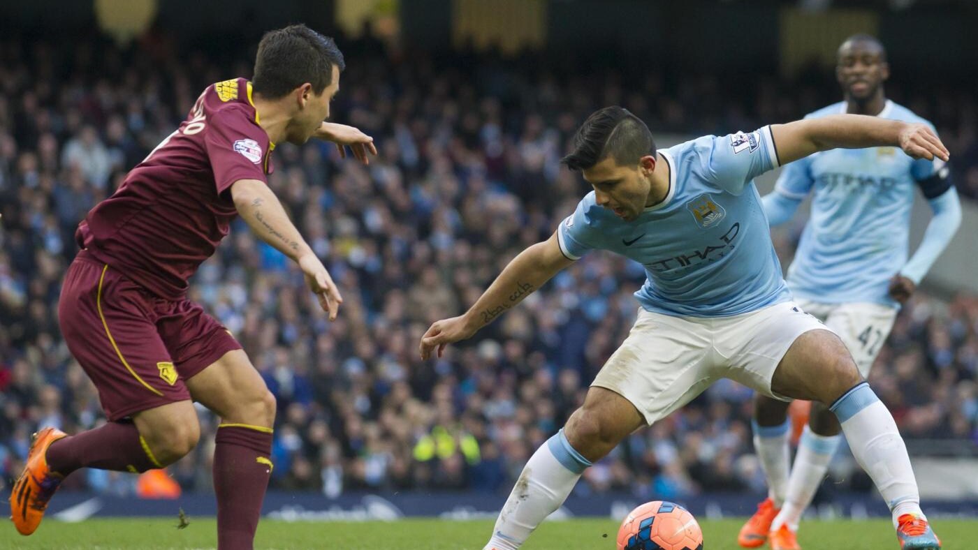Infortunio per il 'Kun' Aguero, salterà Manchester City-Barcellona (video)