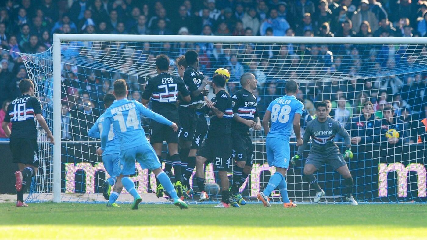 napoli 2 sampdoria 0