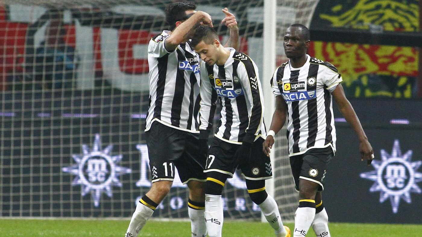 Milan-Udinese 1-2, Seedorf eliminato dalla Coppa Italia