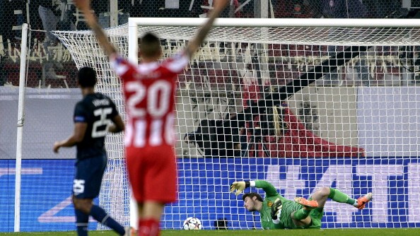 gol plympiakos manchester