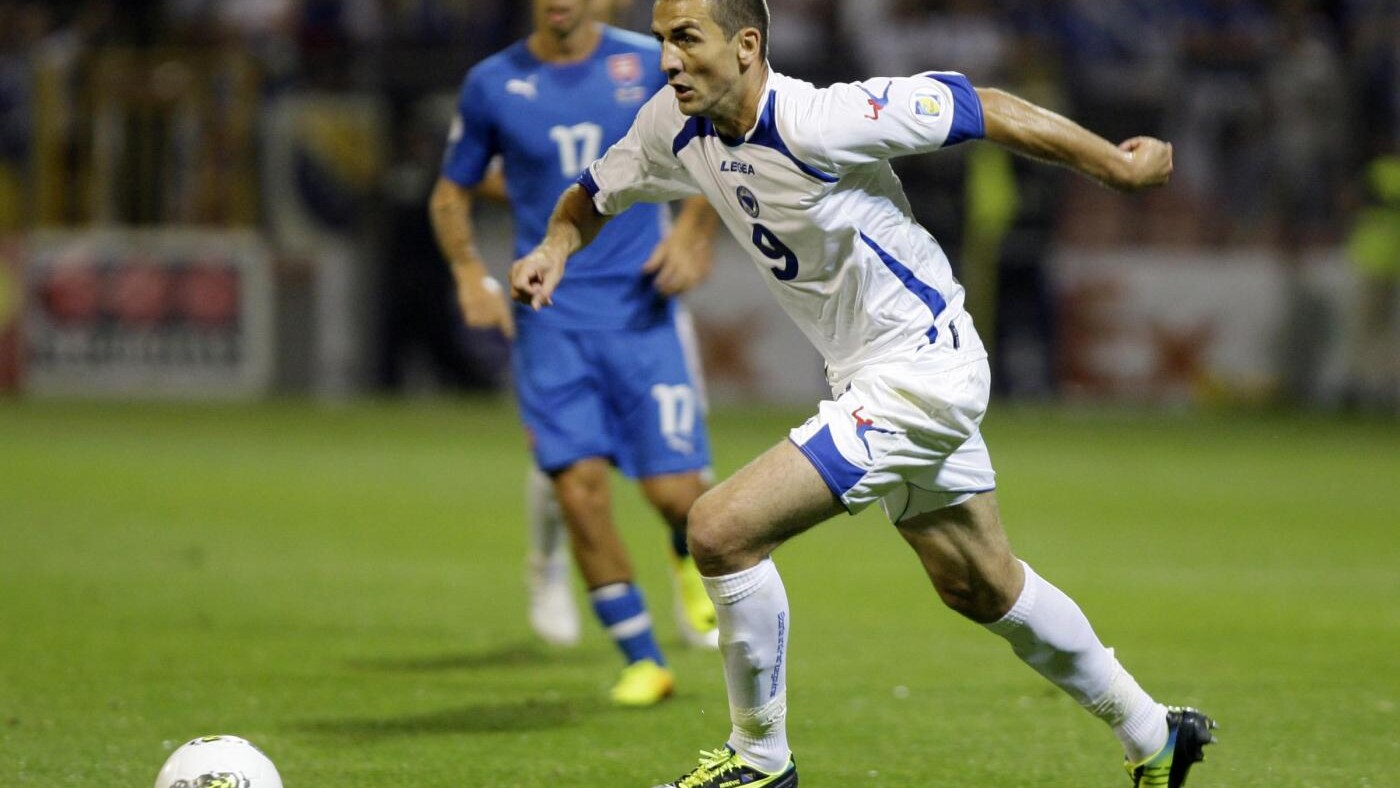 l'attaccante bosniaco