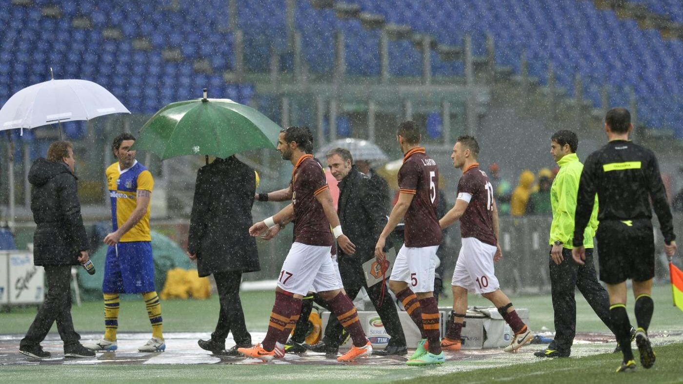 il match recuperato ad aprile