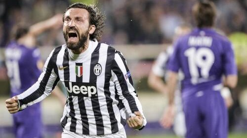 pirlo a segno contro la fiorentina