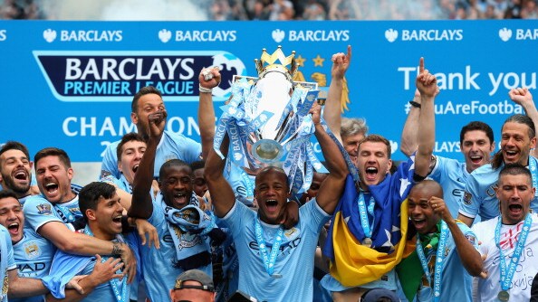 Il Manchester City vince la Premier League 2013/2014 (foto)