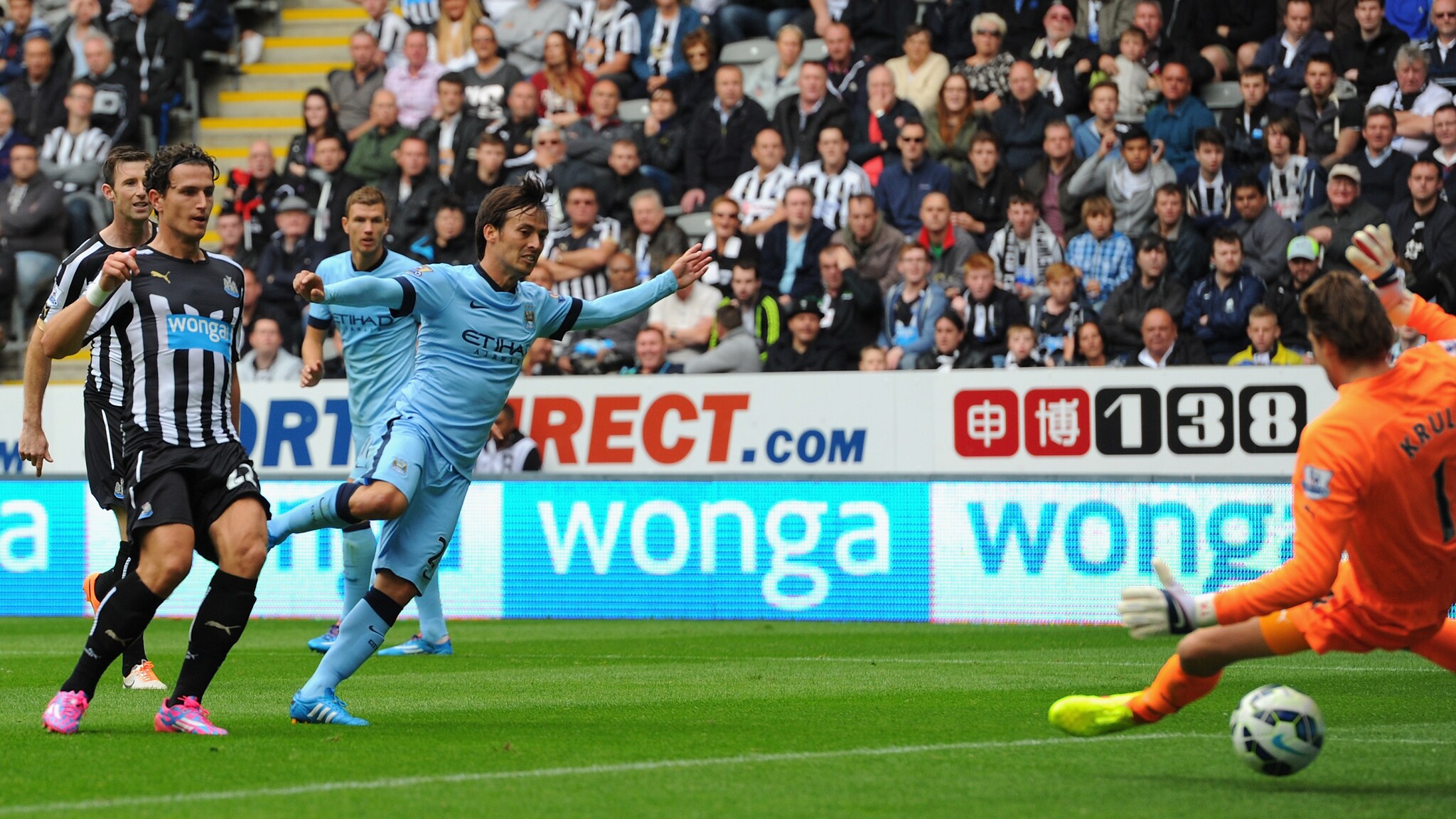 Premier League, Newcastle-Manchester City 0-2