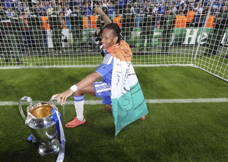 Drogba e la coppa