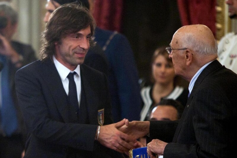 Pirlo e il presidente