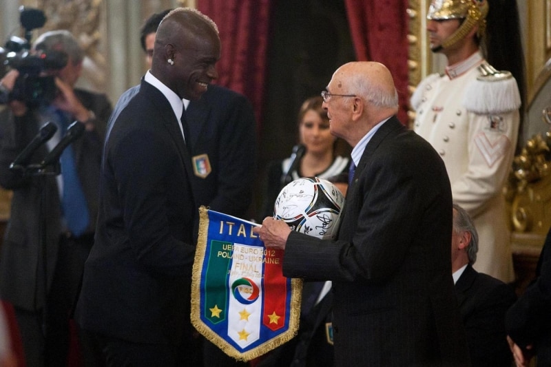 Balotelli e Napolitano