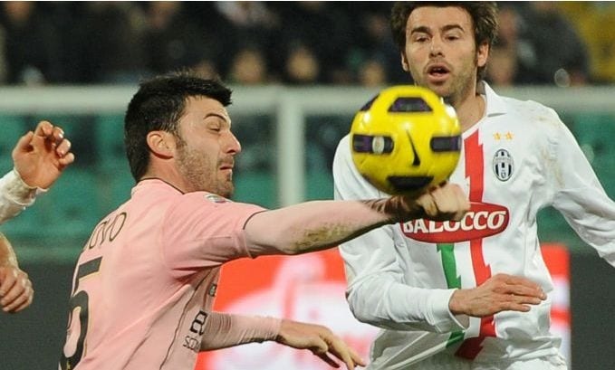 fallo di mano bovo palermo juventus