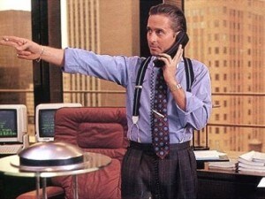 Wall Street di Oliver Stone e Michael Douglas presentato al Festival di Cannes