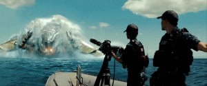 Battleship - war scene