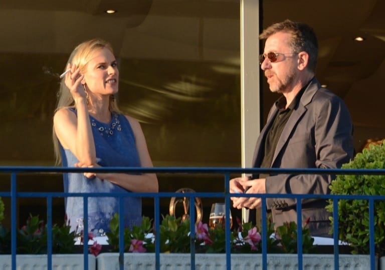 Tim Roth e Diane Kruger sulla terrazza dell Hotel Martinez